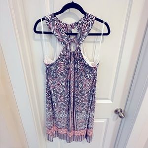 Soma black, red, cream dress